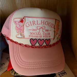 Pink 'Girlhood Social Club' Cap